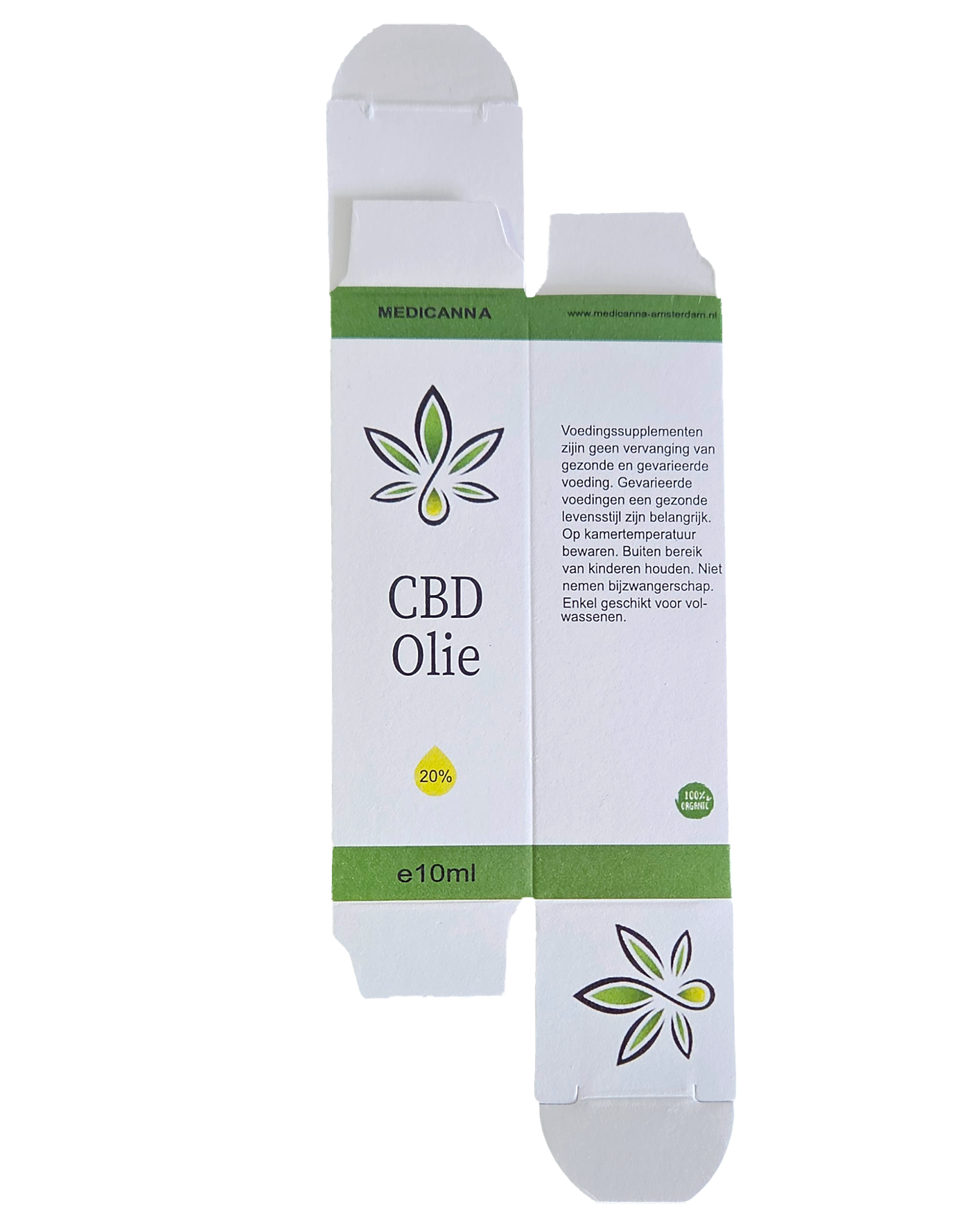 Medicanna CBD Olie 20% (2000mg) 10ML - Afbeelding 2