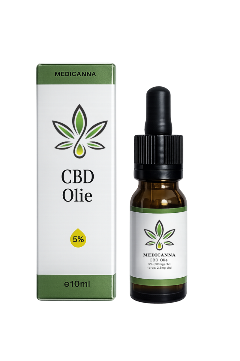 Medicanna CBD Olie 5% (500mg) 10ML